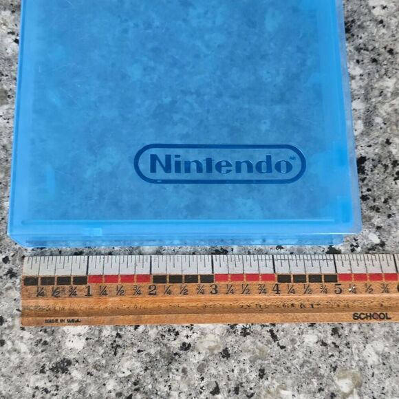 Lot Of 3 Nintendo NES Plastic OEM Hard Clamshell Cartridge Case Clear/Blue - Picture 8 of 9
